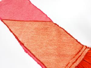 正絹　振袖用　絞り　帯揚げ